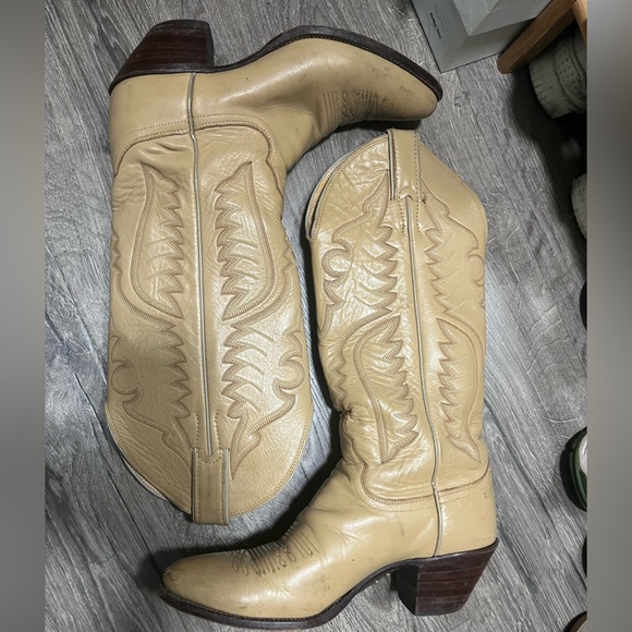 Justin Leather western boots size 6 - Picture 11 of 11